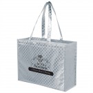 Metallic Gloss Patterned Designer Tote Bags - Screen Print