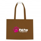 Non-Woven Shopper Tote Bag With Hook And Loop Closure