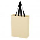 Natural Cotton Canvas Grocery Tote Bag