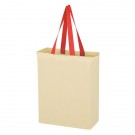 Natural Cotton Canvas Grocery Tote Bag