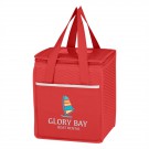 Non-Woven Wave Design Kooler Lunch Bag