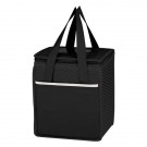 Non-Woven Wave Design Kooler Lunch Bag