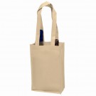 Wine Tote - 2 Bottle Bag - Screen Print