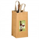 Tornado - Washable Kraft Paper 1 Bottle Wine Tote Bag - 4CP