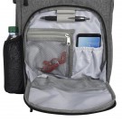 HEATHERED RFID LAPTOP BACKPACK & BRIEFCASE