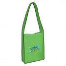 Non-Woven Messenger Tote Bag With Hook And Loop Closure