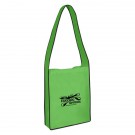 Non-Woven Messenger Tote Bag With Hook And Loop Closure