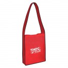 Non-Woven Messenger Tote Bag With Hook And Loop Closure