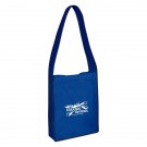 Non-Woven Messenger Tote Bag With Hook And Loop Closure