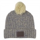 Grace Collection Pom Beanie With Cuff