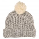 Grace Collection Pom Beanie With Cuff