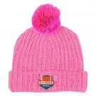 Grace Collection Pom Beanie With Cuff