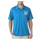 UltraClub® Men's Cool & Dry Mesh Pique Polo Shirt