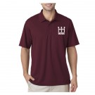 UltraClub® Men's Cool & Dry Mesh Pique Polo Shirt