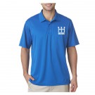 UltraClub® Men's Cool & Dry Mesh Pique Polo Shirt