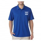 UltraClub® Men's Cool & Dry Mesh Pique Polo Shirt