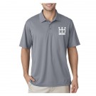 UltraClub® Men's Cool & Dry Mesh Pique Polo Shirt