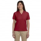 Devon & Jones Ladies' Short-Sleeve Y-Collar Polo Shirt