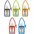 .5 oz Hand Sanitizer Gel in Silicone Keychain Case