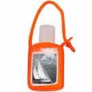 .5 oz Hand Sanitizer Gel in Silicone Keychain Case