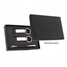 Baldwin Stylus Pen And Leatherette Key Tag Box Set