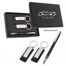 Baldwin Stylus Pen And Leatherette Key Tag Box Set