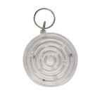 Clear Round Maze Puzzle Keychain