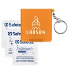 Antiseptic Wipes In Carrying Case Keychain