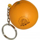 Orange Stress Reliever Key Chain