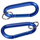 Aluminum Carabiner with Key Ring