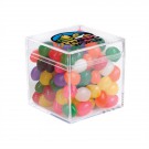 Cube Shaped Acrylic Container With Candy