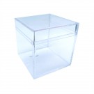 Cube Shaped Acrylic Container With Candy