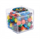 Cube Shaped Acrylic Container With Candy