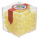 Cube Shaped Acrylic Container With Candy