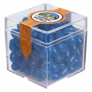 Cube Shaped Acrylic Container With Candy