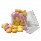 Cube Shaped Acrylic Container With Candy