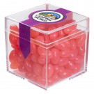 Cube Shaped Acrylic Container With Candy