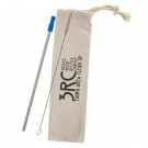 Stainless Straw Kit With Cotton Pouch