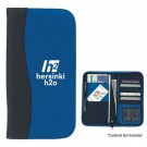 Microfiber Travel Wallet With Embossed PVC Trim