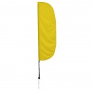 10' Solid-Color Stadium Flutter Flag Kit Single-Sided