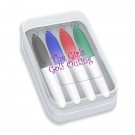 Mini Box Four Pack of Mini Permanent Markers