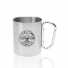 10 oz. Carabiner Handle Stainless Steel Mug