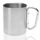 10 oz. Carabiner Handle Stainless Steel Mug