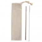 Park Avenue Stainless Straw Kit with Cotton Pouch