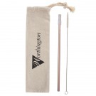 Park Avenue Stainless Straw Kit with Cotton Pouch