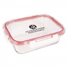 Fresh Prep Square Glass Food Container