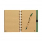 Eco-Inspired Spiral Notebook & Pen