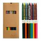 19 Piece Crayon And Pencil Set