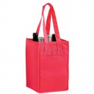 Wine Tote - 4 Bottle Bag - Screen Print