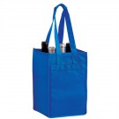 Wine Tote - 4 Bottle Bag - Screen Print